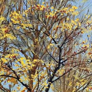 Фрагмент ROWAN TREES IN AUTUMN