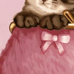 Фрагмент Розовый кошелек с монетками