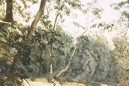 Фрагмент Ручей. 1885.