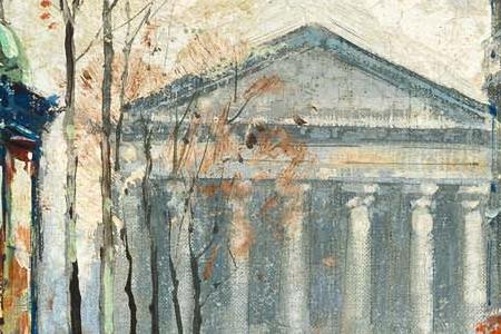 Фрагмент Rue Tronchet et la Madeleine