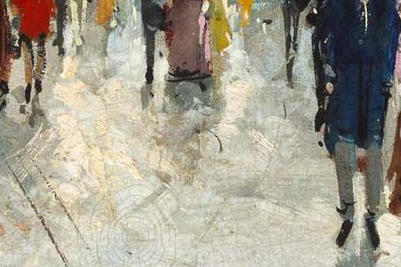 Фрагмент Rue Tronchet et la Madeleine