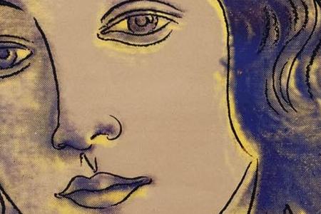 Фрагмент SANDRO BOTTICELLI BIRTH OF VENUS светло бежевый