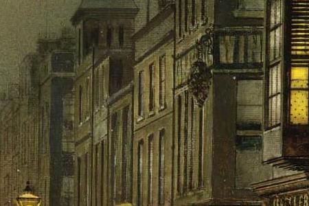 Фрагмент SATURDAY NIGHT, ON THE CLYDE AT GLASGOW