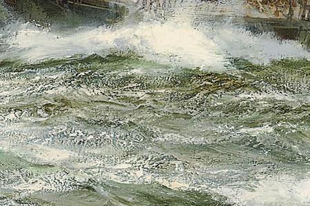 Фрагмент Scudding along - the legendary Thermopylae running under full