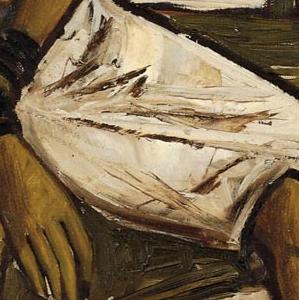 Фрагмент Seated girl