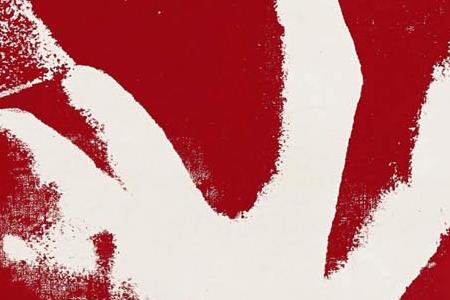 Фрагмент SELF-PORTRAIT красно белый