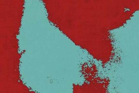 Фрагмент SELF-PORTRAIT красно голубой