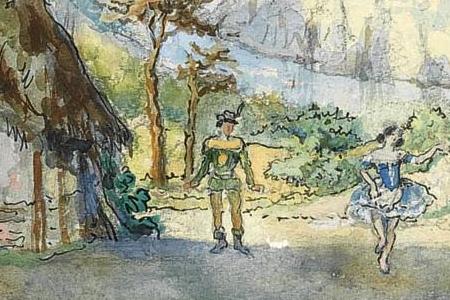 Фрагмент SET DESIGN FOR GISELLE