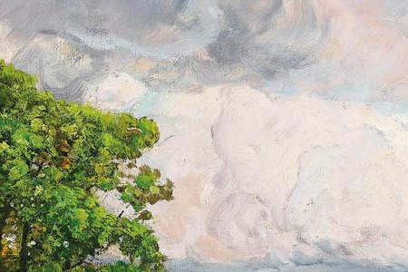 Фрагмент Швейцарский пейзаж