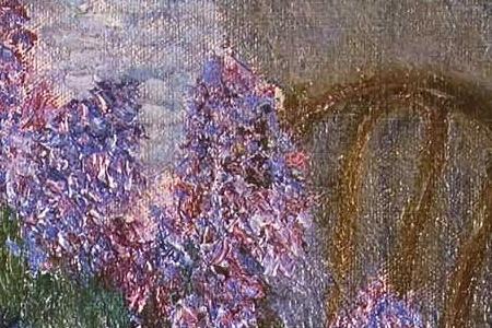 Фрагмент Сирень и незабудки. 1905.