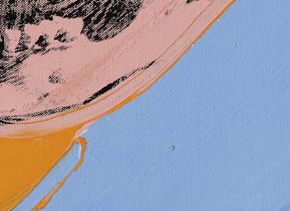 Фрагмент SKULLS на голубом