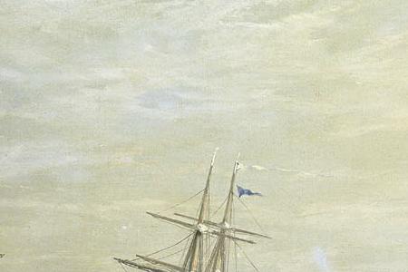 Фрагмент Смотр Черноморского флота в 1849 году