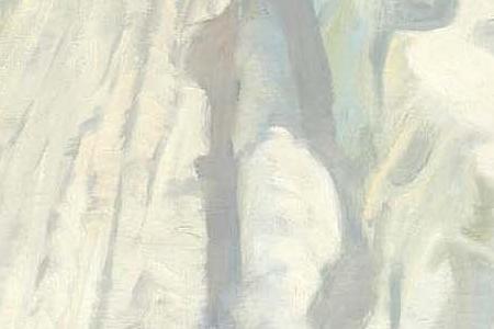 Фрагмент SNOW SCENE IN BRIGHT SUNLIGHT