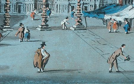 Фрагмент Square Venice looking towards the basilica di San Marco and the Cam-acomo de Guardi