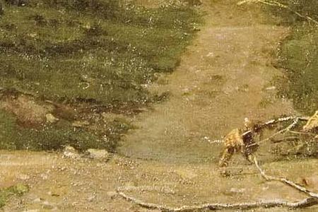 Фрагмент Среди долины ровныя. 1883.