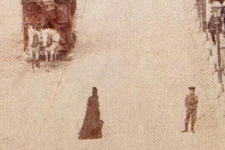 Фрагмент Сретенка у Сухаревой башни.