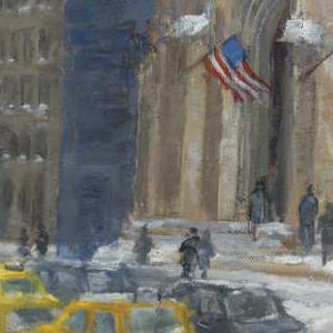 Фрагмент ST. PATRICK S AND ITS NEIGHBORS AFTER SNOWFALL