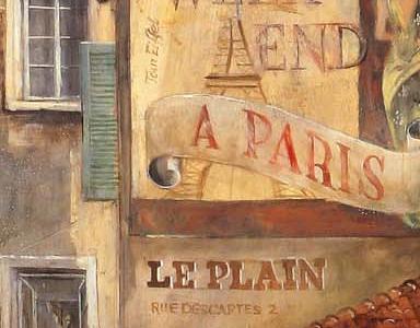 Фрагмент Старый горо "Уикенд в Париже"