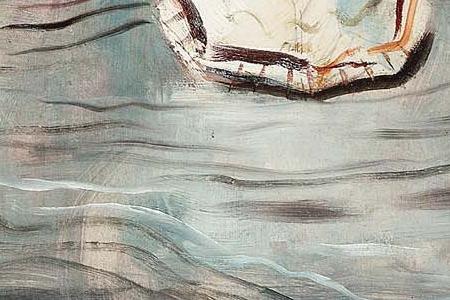 Фрагмент Still life of flowers on a table top