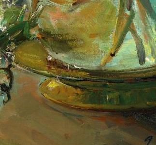 Фрагмент Still life with lilacs