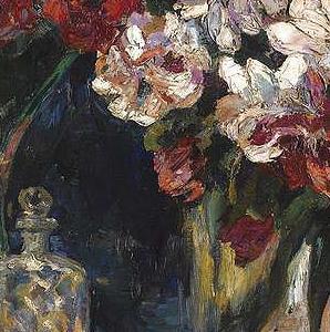 Фрагмент STILL LIFE WITH PEONIES