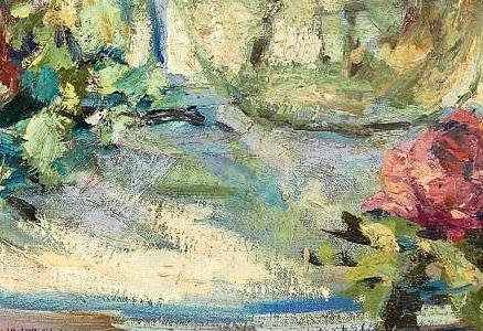 Фрагмент Still life with roses