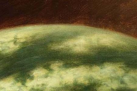 Фрагмент STILL LIFE WITH WATERMELON AND CANTALOUPE