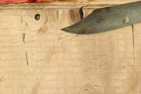 Фрагмент STILL LIFE WITH WATERMELON, JUG, AND KNIFE