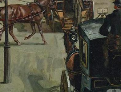 Фрагмент STRASSENBILD IN LONDON LUDGATE HILL