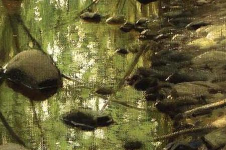 Фрагмент stream through the woods