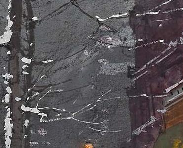 Фрагмент Street Scene in Paris