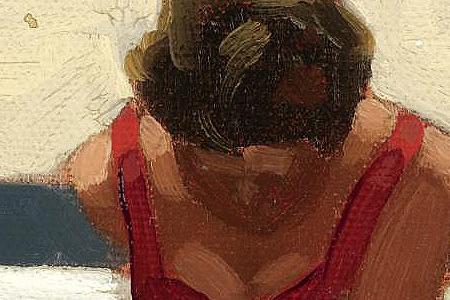 Фрагмент STUDY FOR NARCISSISTIC BATHERS