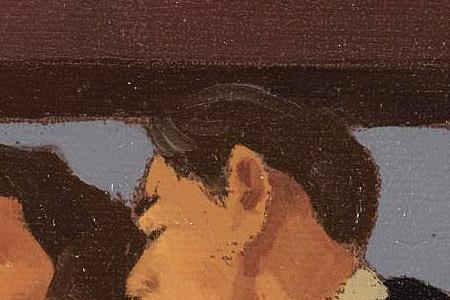 Фрагмент STUDY FOR THE MAN IN THE NAVY SUIT