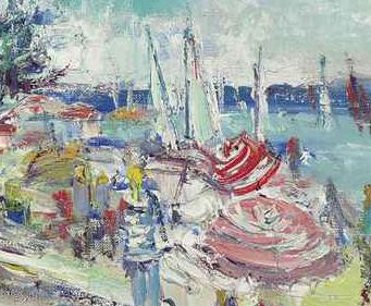 Фрагмент Sur la plage