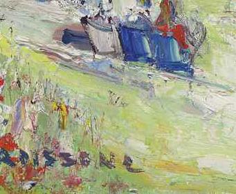 Фрагмент Sur la plage