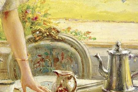 Фрагмент Свежие цветы из сада