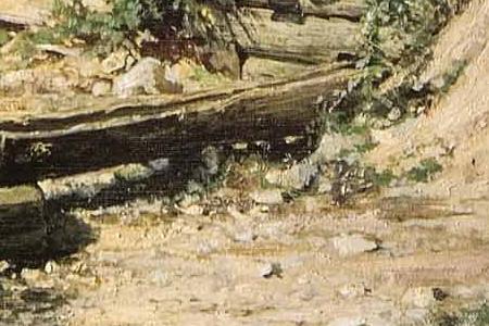 Фрагмент Святой ключ близ Елабуги. 1886.