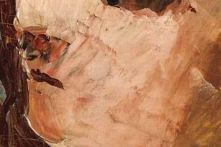 Фрагмент T TE DE FEMME DE PROFIL