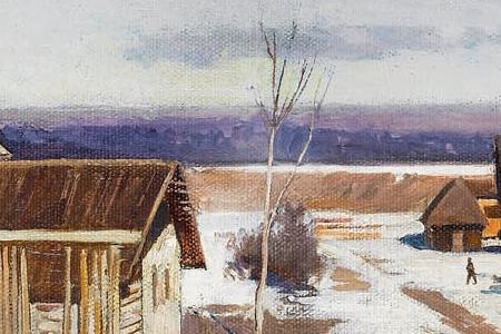 Фрагмент Thaw in the village
