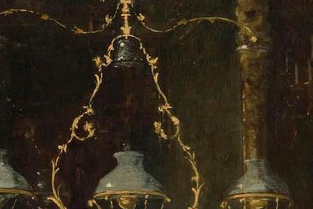 Фрагмент THE BILLIARDS PLAYERS