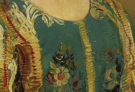 Фрагмент THE FLOWER GIRL