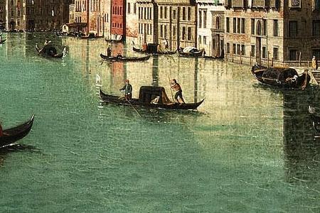 Фрагмент The Grand Canal Venice looking toward the South East with Santo Stae and the Fabbriche Nuove