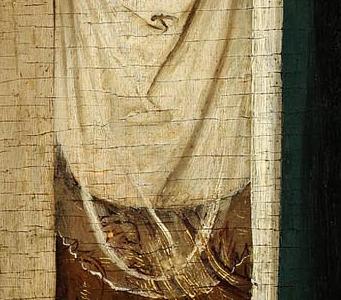 Фрагмент The Madonna with a small donor figure