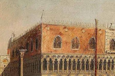 Фрагмент The Molo from the Bacino di San Marco Venice