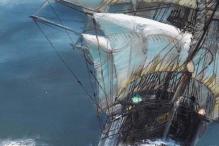 Фрагмент The Night Watch Clipper Ship