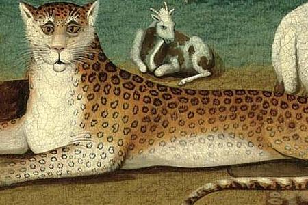 Фрагмент THE PEACEABLE KINGDOM WITH THE LEOPARD OF SERENITY