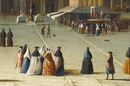 Фрагмент The Piazza di San Marco Ven-arco and the Campanile