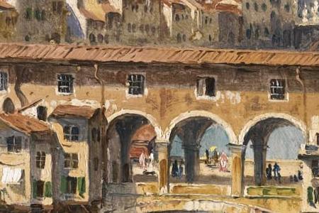 Фрагмент THE PONTE VECCHIO FLORENCE