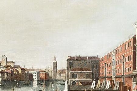 Фрагмент The Riva degli Schiavoni looking towards the Punta della Dogana and Santa Maria della Salute