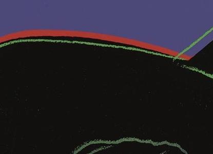 Фрагмент THE WITCH на темно фиолетовом фоне